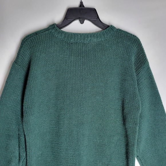 Bryn Connelly Women's Sweater Green Embellished Button Down Cardigan Size Small - Picture 8 of 10